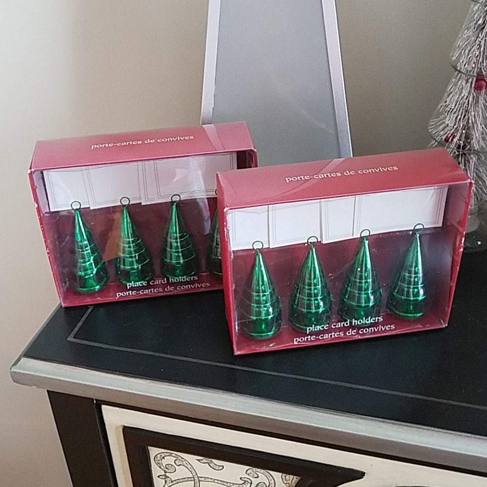 Pier One 2-Set Place card Holders New/Box & tag
